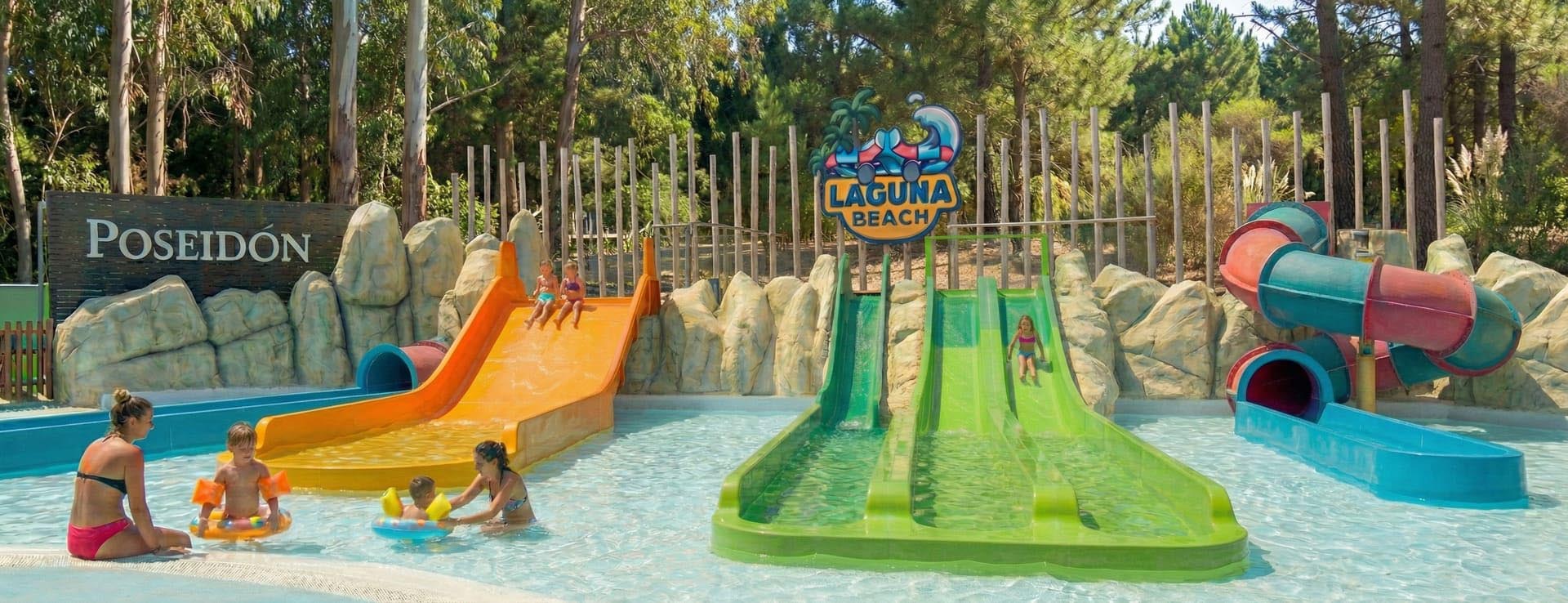 Laguna Beach - Vista panorámica de los nuevos toboganes